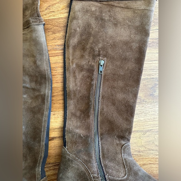 Frye Brown Suede Over the Knee Boots Woman's Size 10 - Picture 4 of 13